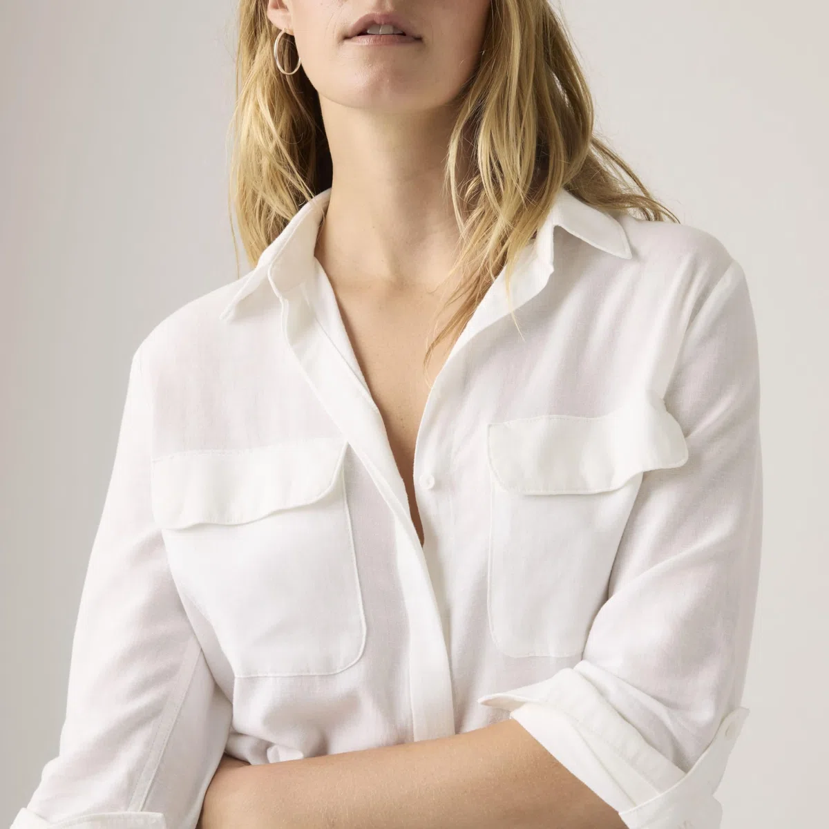 Levi's Damen Elaine Utility Shirt Hemd mit Button-Down-Kragen (1er Pack)