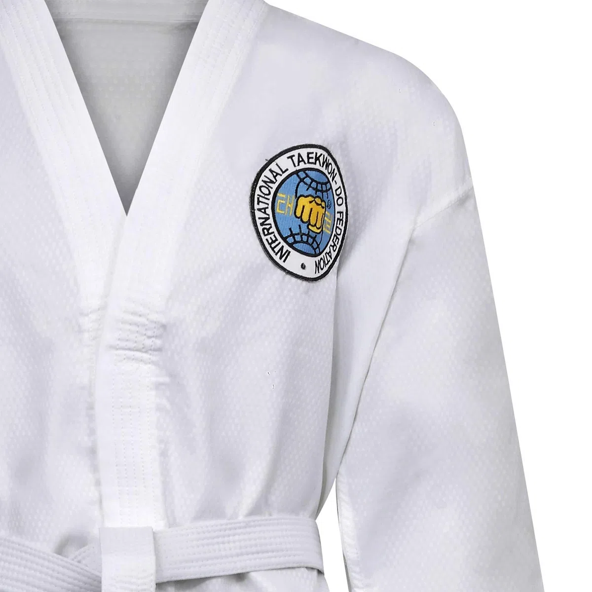 Playwell Elite Ultra Licht Itf Taekwondo Student Performance Kämpfer Anzug - Weiß, 170cm