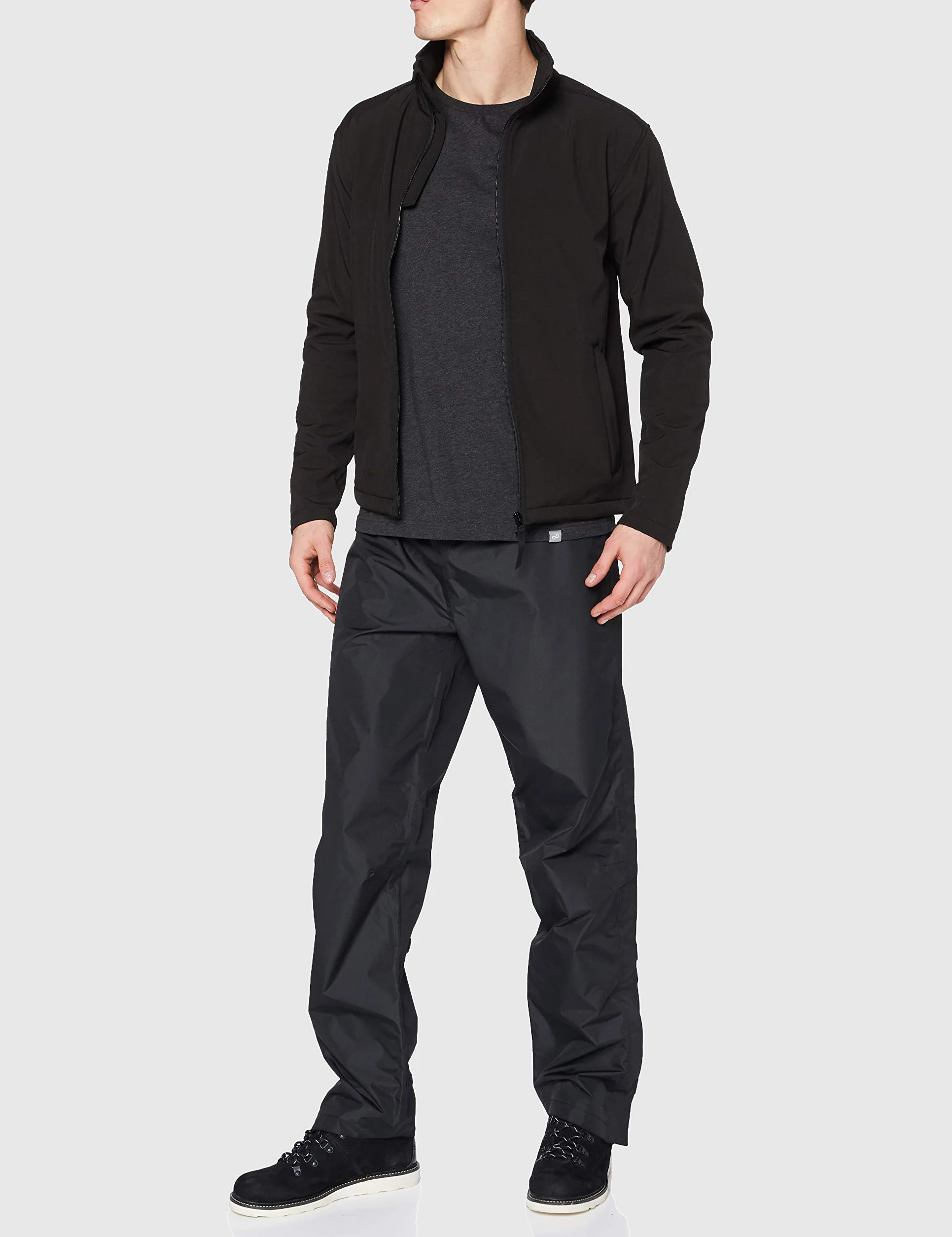 VAUDE Herren Regenhose Fluid Pants II S/S+L/S, wasserdicht, Winddicht und atmungsaktiv, Kurz- und Langgröße