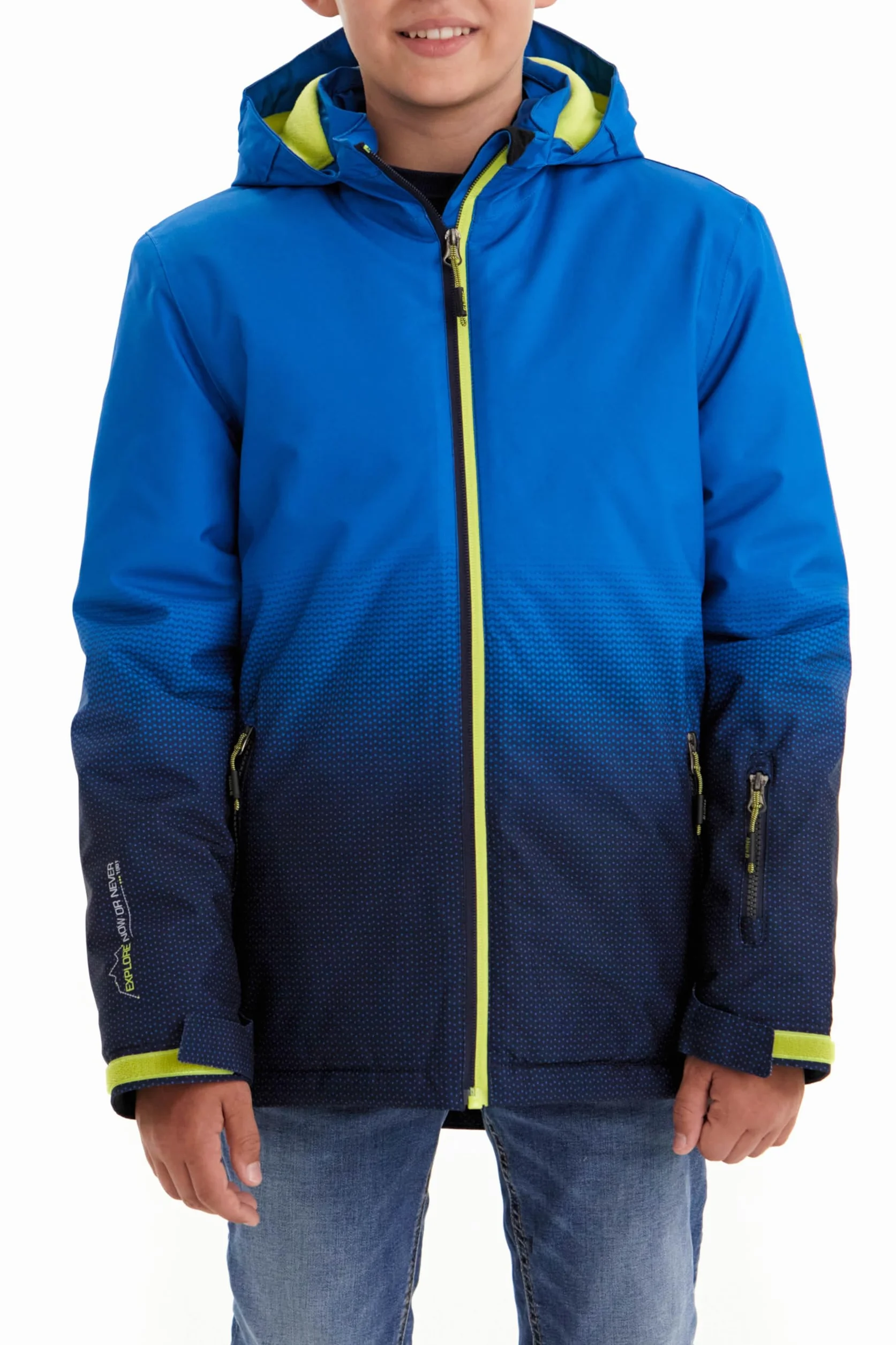 Killtec Jungen Lynge Bys Jckt E Funktionsjacke Mit Kapuze Und Schneefang