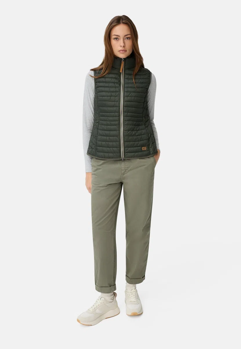 camel active Damen Steppweste | winddicht & wasserabweisend | Outdoor Weste