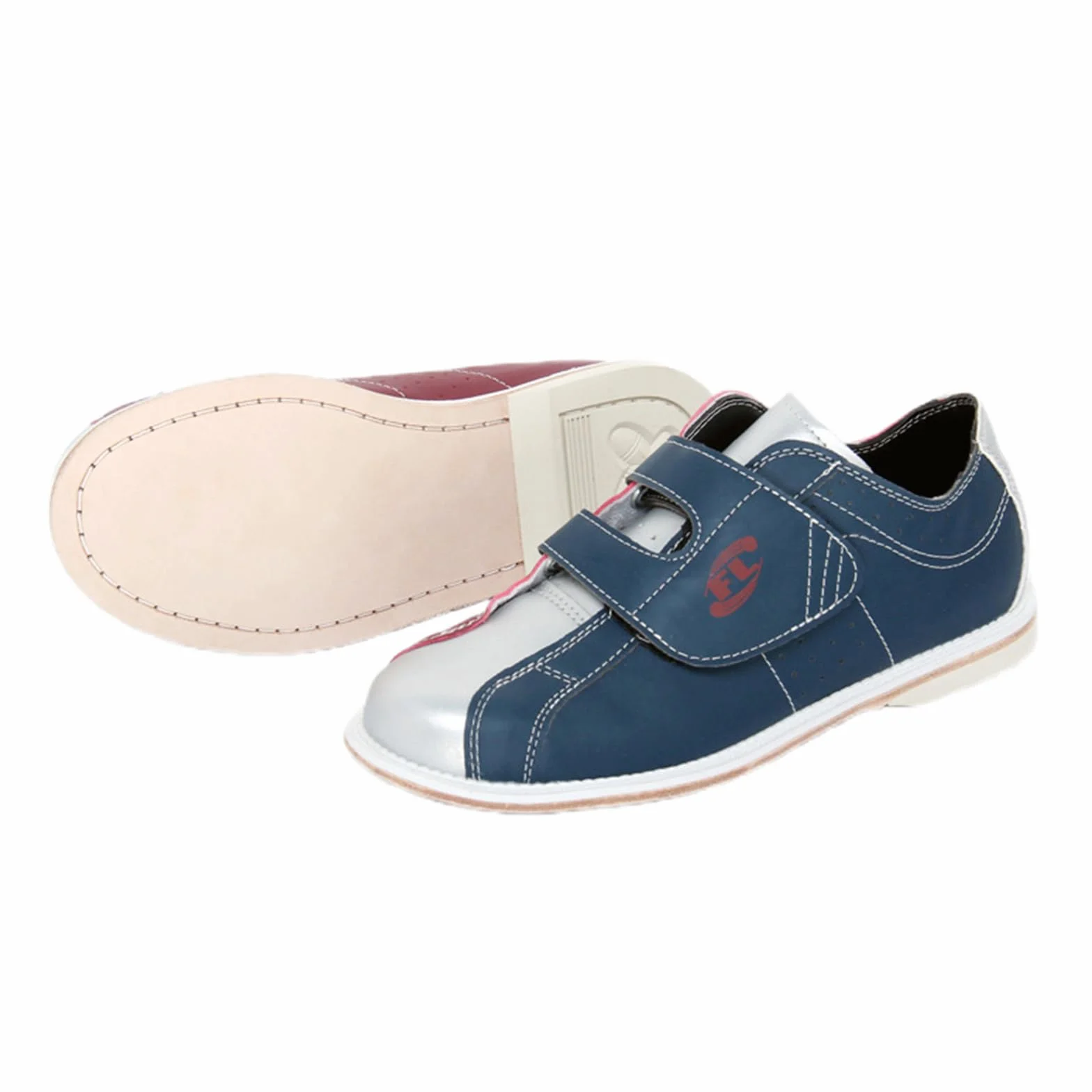 JiuQing Bowlingschuhe Herren Damen Kinder Bowling-Trainingsschuhe Für Anfänger Wildleder Gleitsohle Schnürschuh Slip-On-Sportschuhe