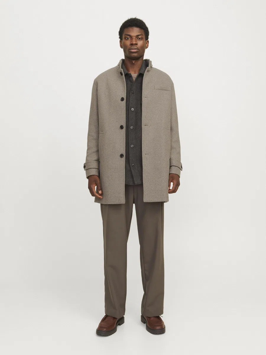 JACK & JONES Herren Jjemelton Wool Coat Sn Wollmantel (1er Pack)