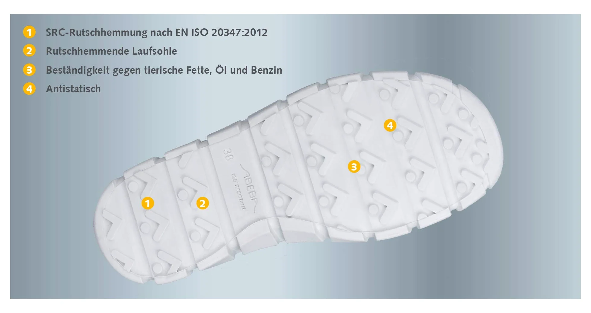 Abeba Clog 7341 - Dynamic Mikrofaser, schwarz/blau mit atmungsaktivemTextil, zertifiziert