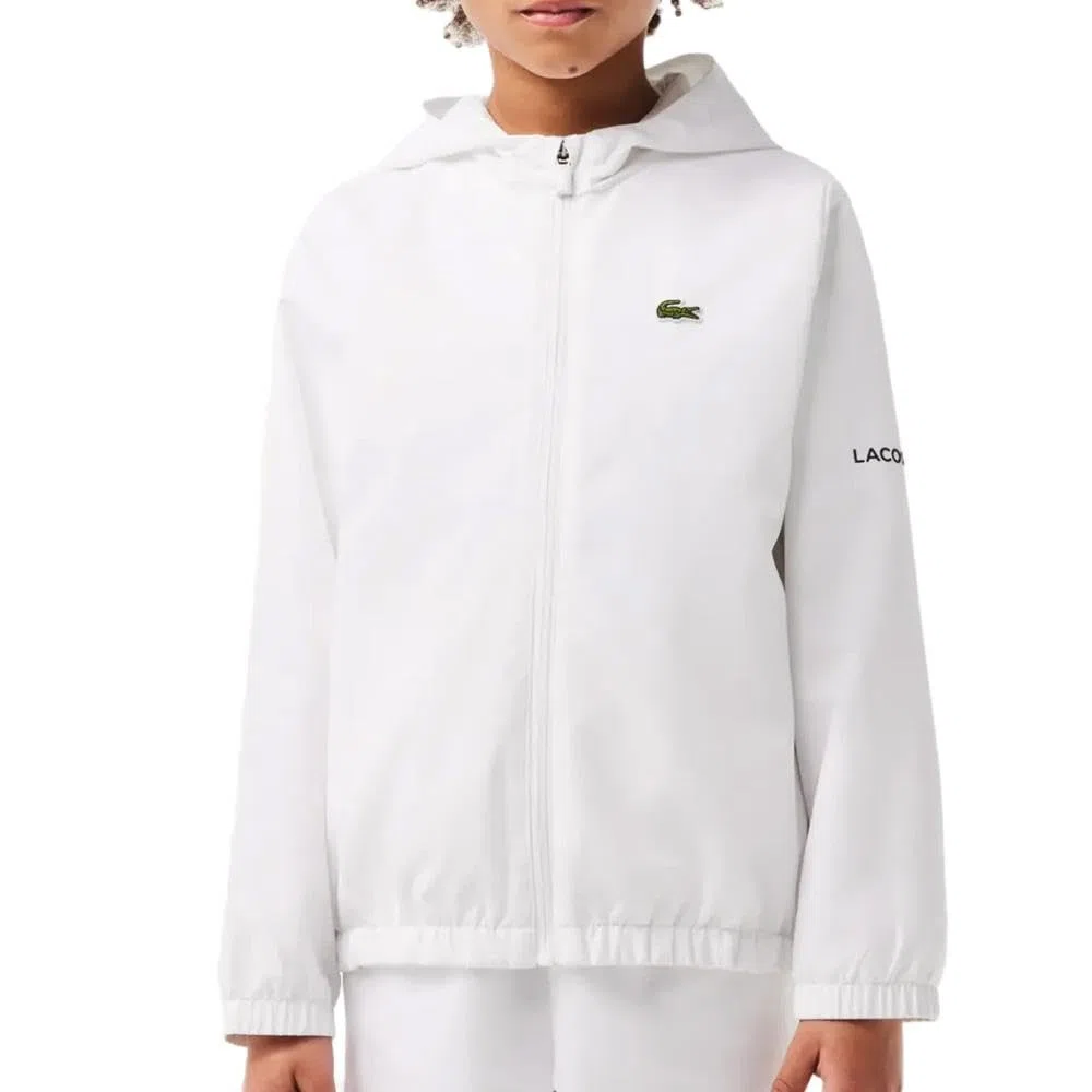 Lacoste Weiße Jacke für Jungen BJ2481