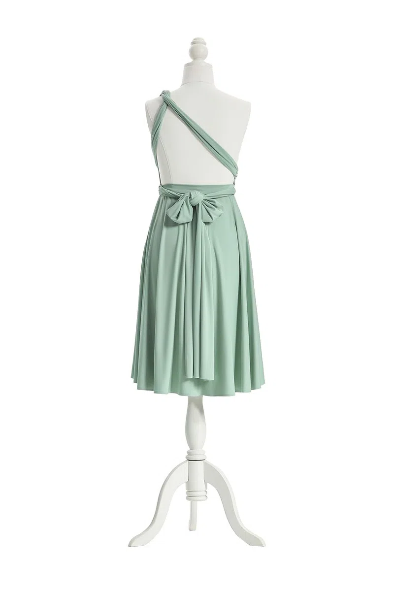 Infinity Kleid Kurz, Brautjungfernkleider, Multiway Wickelkleid Midi Convertible Transformers Knielang Elegant Abendkleider Hochzeit