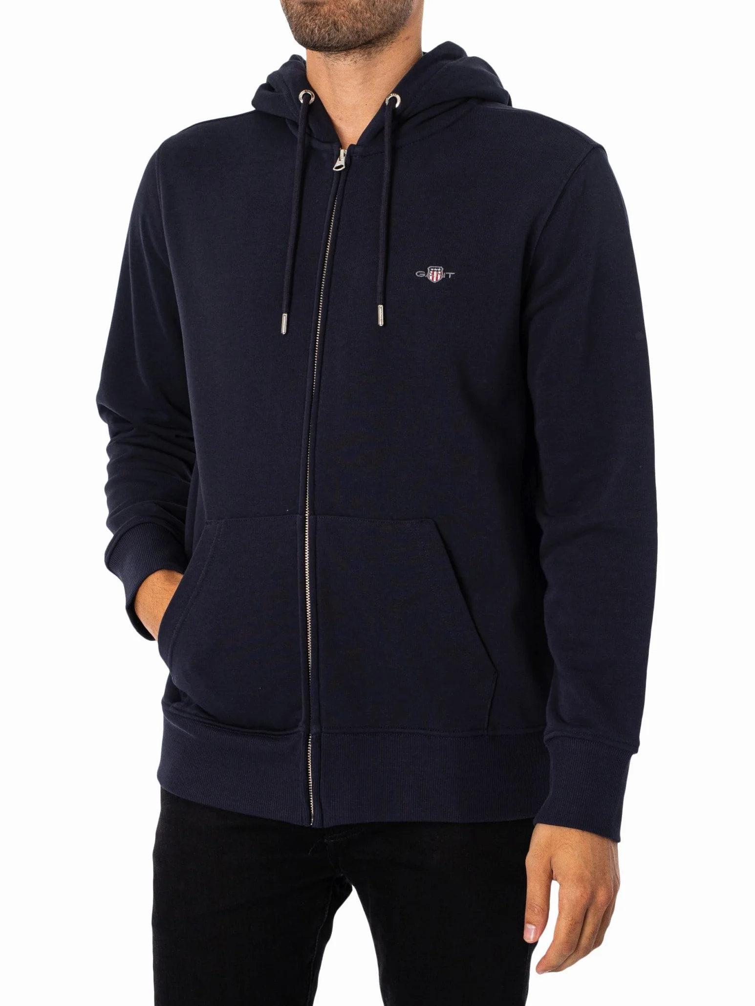 GANT Kapuzen-Sweatjacke