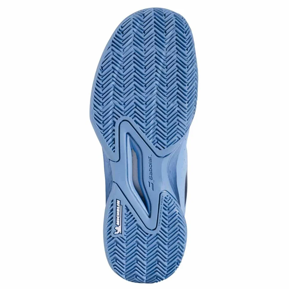 Babolat Kinder Prop Jr 3 Cly Tennisschuhe Sandplatzschuh Türkis-Blau Eu Neu