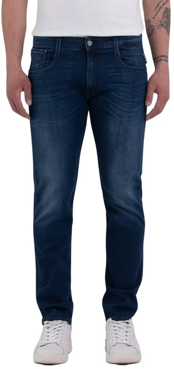 Replay Herren Jeans Anbass Slim-Fit mit Comfort Stretch