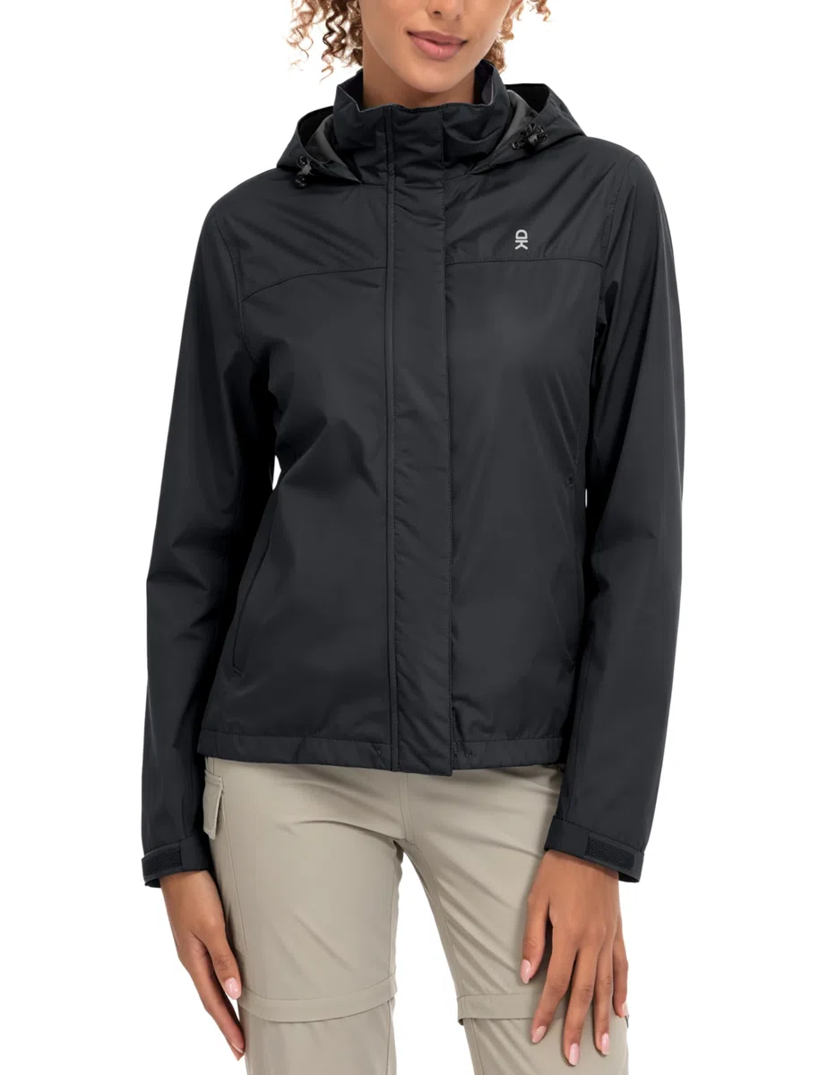 Little Donkey Andy Damen wasserdichte Regenjacke Leichte atmungsaktivem Regenjacke für Outdoor-Windbreaker zum Wandern, Reisen