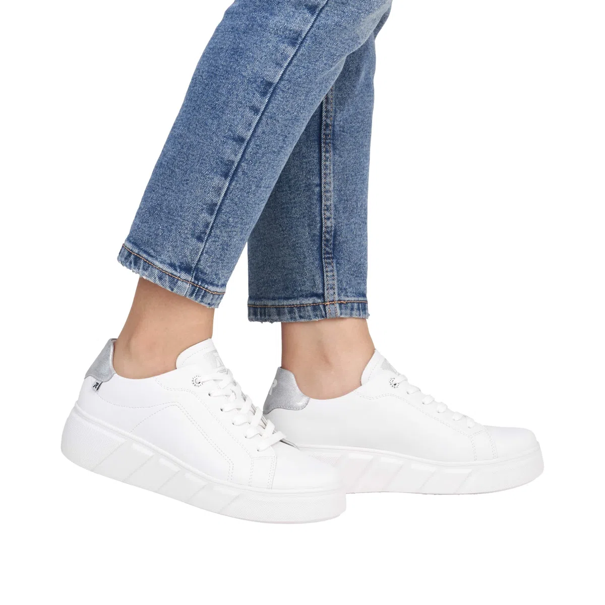 Rieker Damen W2601Schnürschuhe