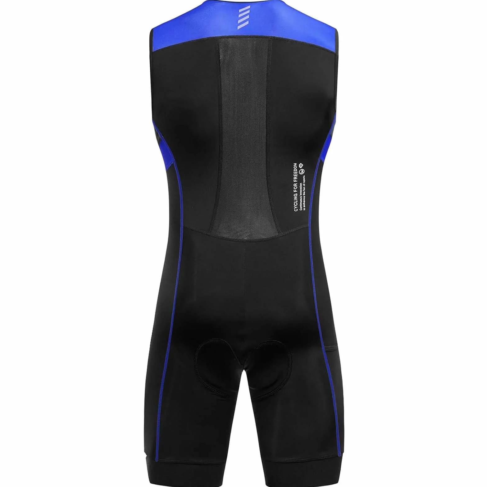 Santic Herren Triathlonanzug Gepolstert Einteiler Ärmellos Pro Triathlon-Anzug Rennsport Trisuit Kurzarm Radsportanzug für Radfahren Schwimmen Laufen