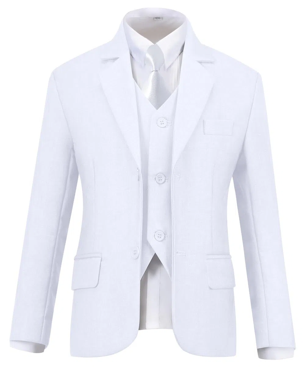 Visaccy Jungen Anzüge Slim Fit Kleid Kleidung Ring Träger Outfit