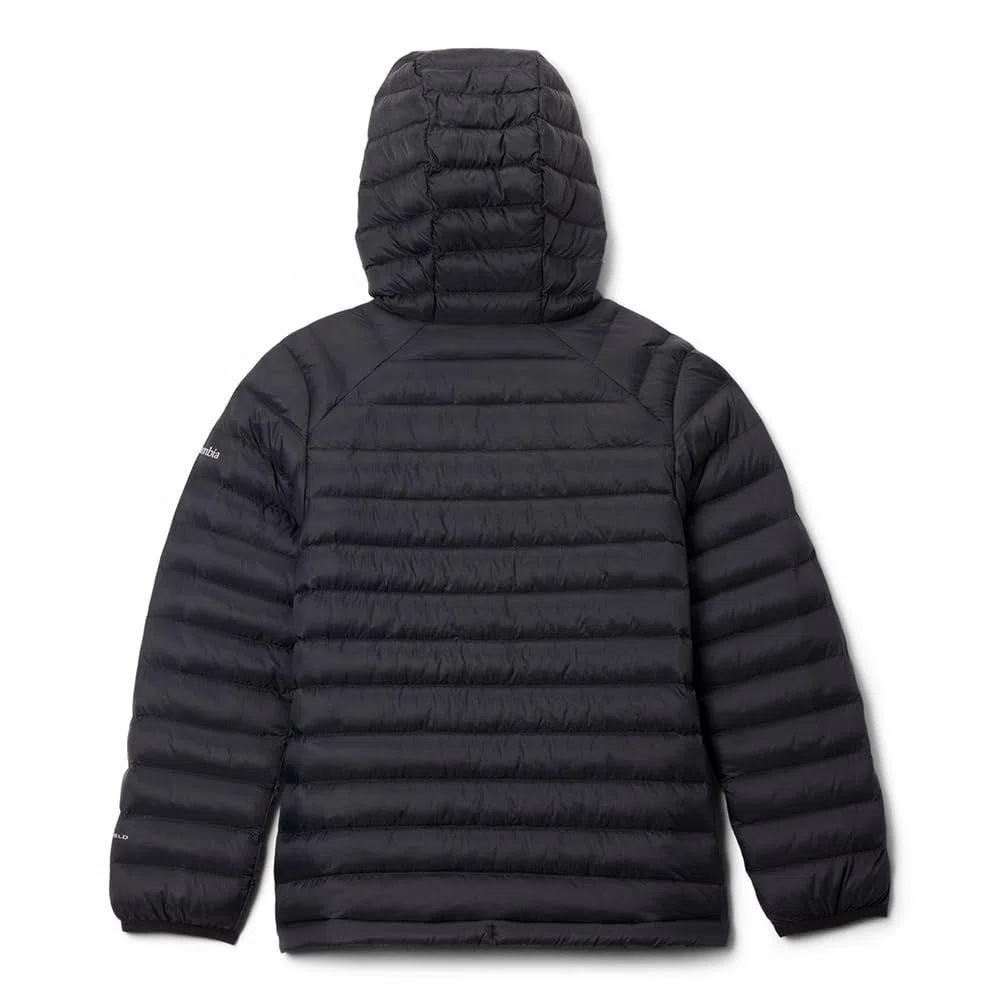 Columbia Powder Pass Hooded Jacket, Steppjacke mit Kapuze für Unisex Kinder