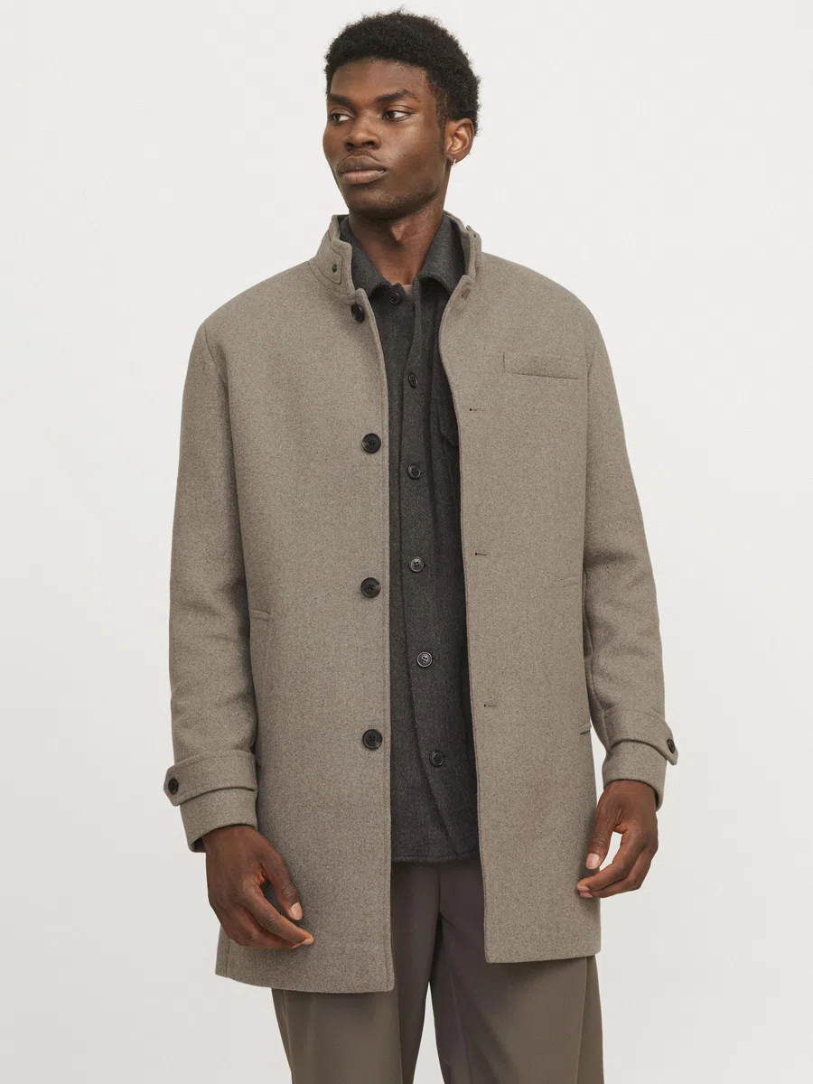 JACK & JONES Herren Jjemelton Wool Coat Sn Wollmantel (1er Pack)