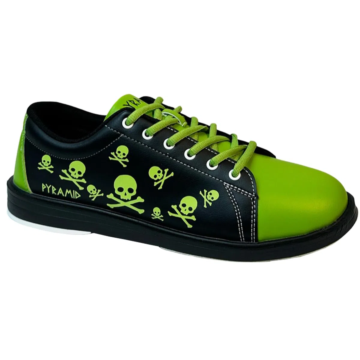 Pyramid Men's Skull Green/Black Bowling Shoes