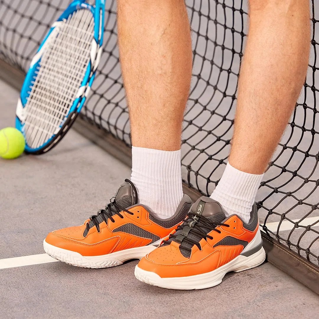 FitVille Extra Weit Tennisschuhe Herren Breit Hallenturnschuh Atmungsaktiv Training Schuhe für Tennis Badminton Walking Fitnessstudio