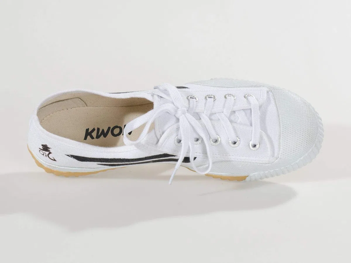 KWON Segeltuchschuhe für Kampfsport, weiß, Größe 45