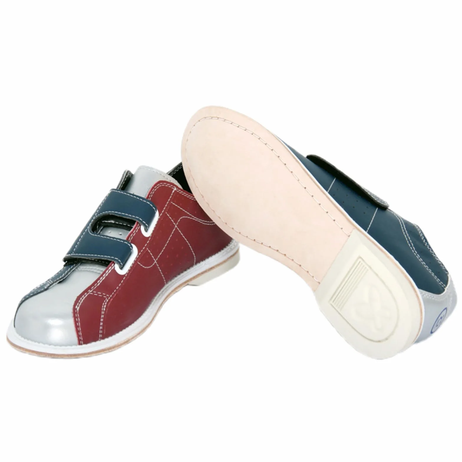 JiuQing Bowlingschuhe Herren Damen Kinder Bowling-Trainingsschuhe Für Anfänger Wildleder Gleitsohle Schnürschuh Slip-On-Sportschuhe