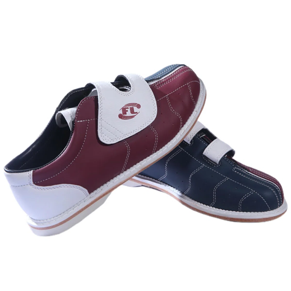 SDEQA Herren-Bowlingschuhe, leichte Bowling-Sneaker aus Leder, modische Bowling-Sneaker