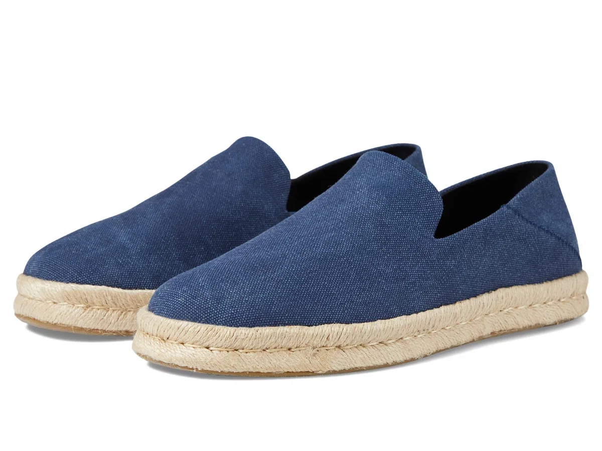 Toms Santiago Herren-Loafer, flach