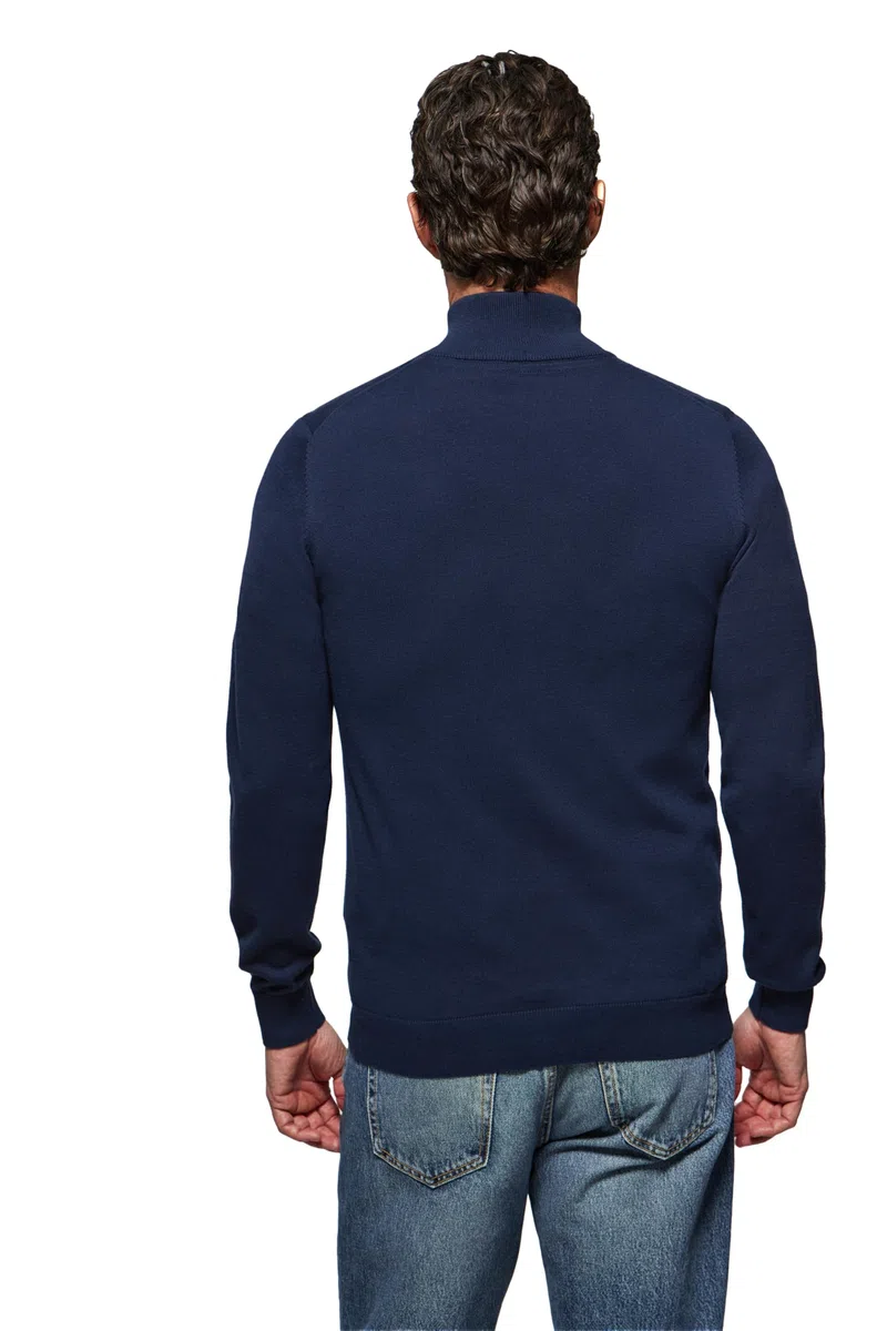 Polo Club Baumwoll-Cardigan mit Reißverschluss und Stickerei Logo