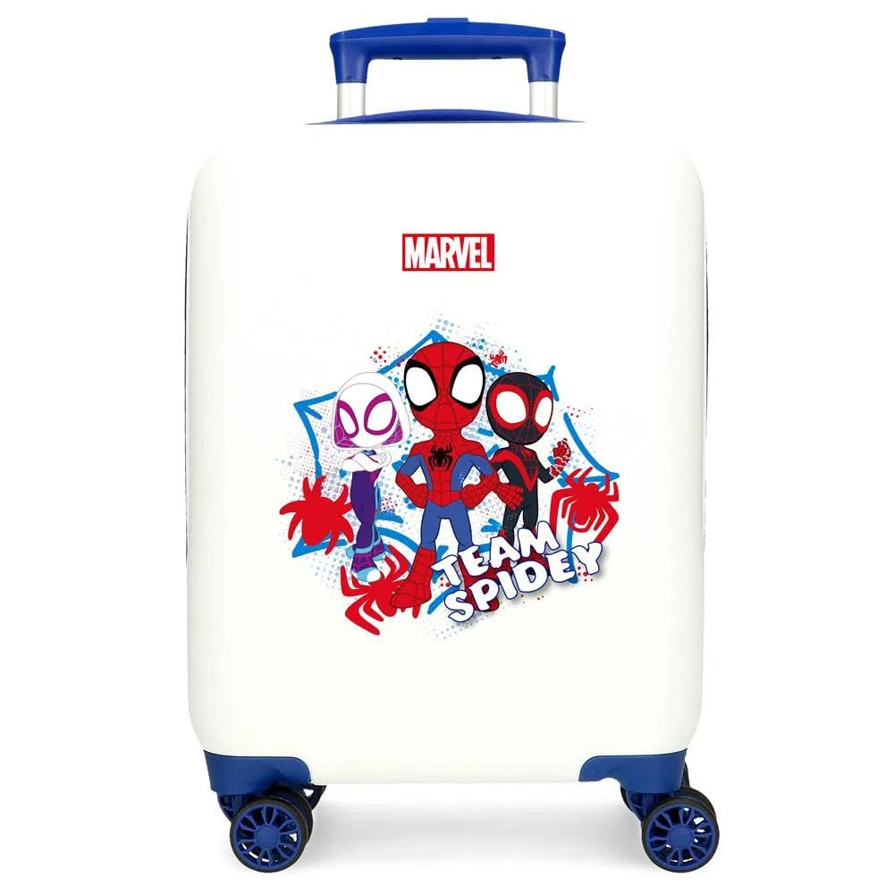 Disney Kinderkoffer, hartschalig, mit seitlichem Zahlenschloss, 4 Rollen, Handgepäck, hergestellt aus ABS, einem robusten und leichten Material.