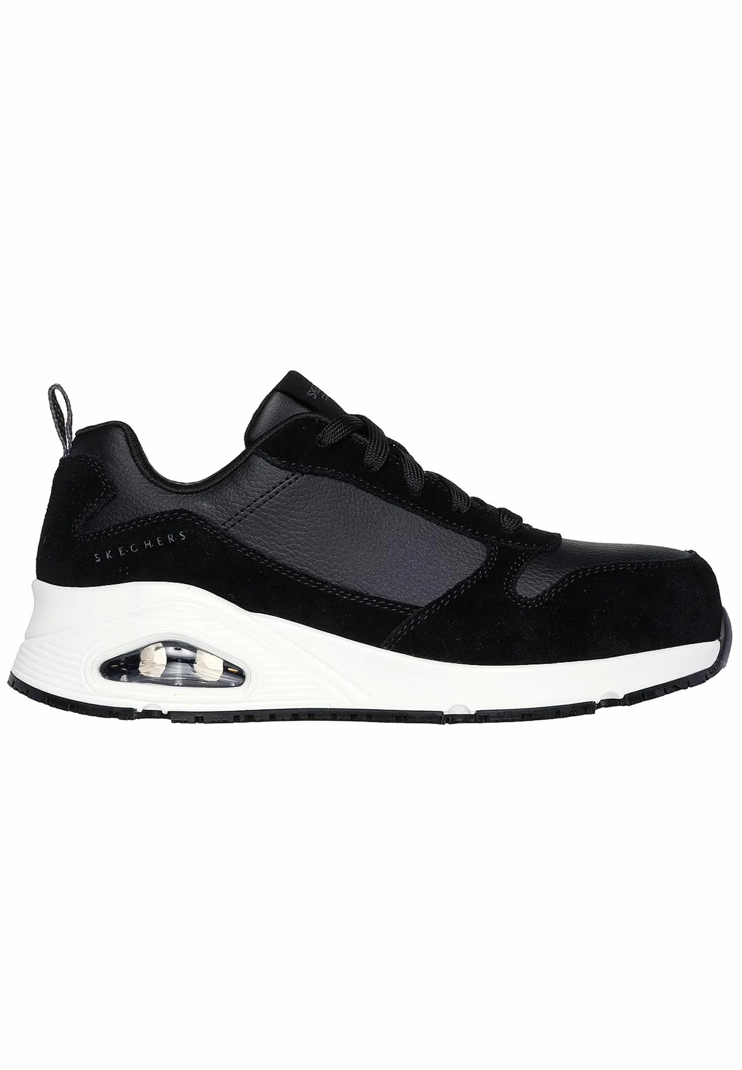 Skechers Damen Arbeitsschuhe S3 - UNO SR Elainy - Schwarz/Weiß
