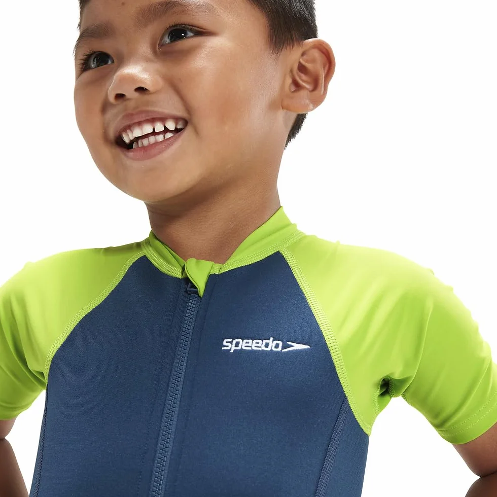 Speedo Jungen Essential Neoprenanzug Zum Schwimmen Lernen | Schwimmunterricht | Weiche Haptik | Neopren Schwimmbekleidung