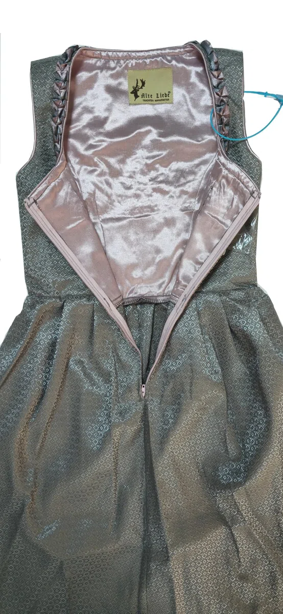 Alte Liebe Trachtenkleid 3tlg. Kinder Dirndl mit Spitzenschürze Kinder Kleid Gr. 104,116,128,140,152,164