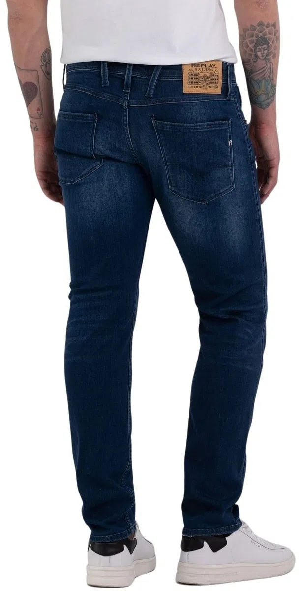 Replay Herren Jeans Anbass Slim-Fit mit Comfort Stretch