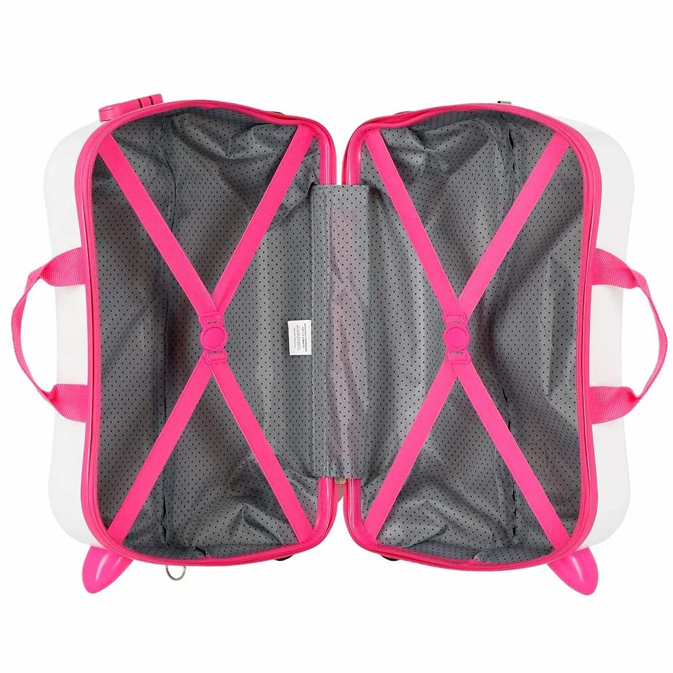 Movom Happy Time Kinder-Koffer Mehrfarbig 50x38x20 cms Hartschalen ABS Kombinationsschloss 34L 2,1Kgs 4 Räder Handgepäck, Butterfly