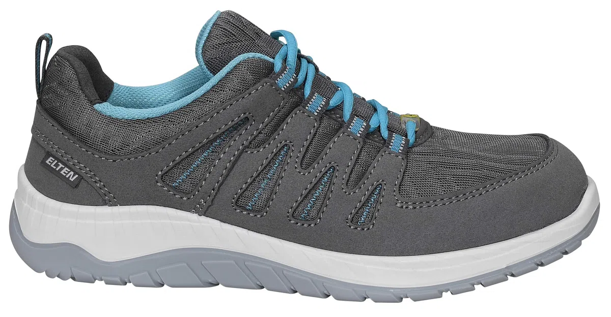 ELTEN Damen Maddie Grey Low ESD S1pSicherheitsschuh