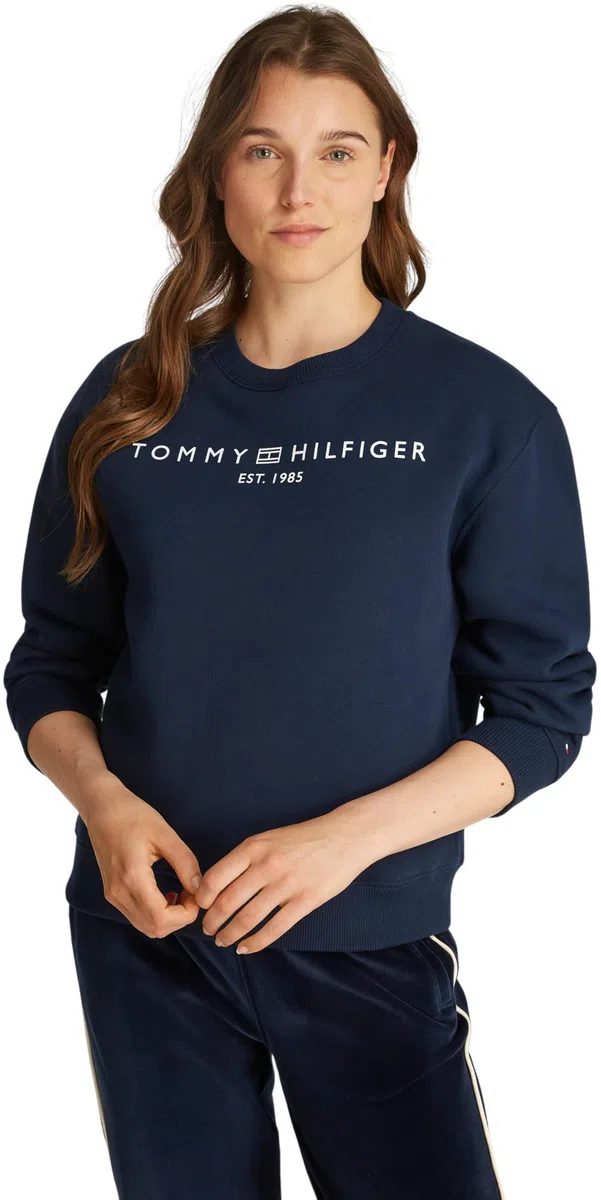 Tommy Hilfiger Damen Sweatshirt ohne Kapuze