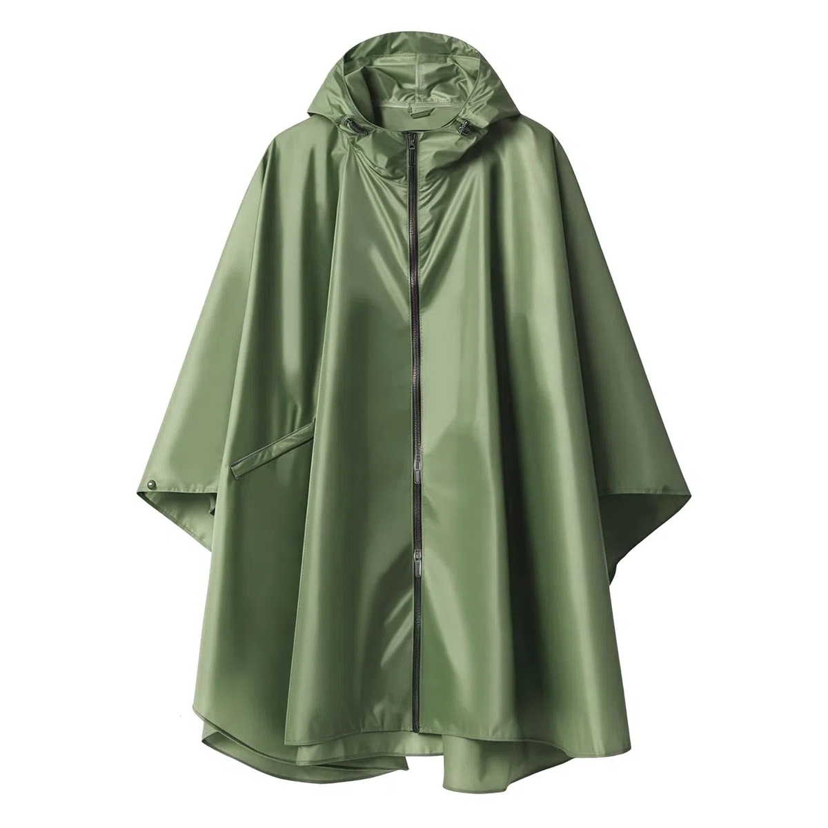 Regenponcho Wasserdicht Wandern Mit ReißVerschluss Leichter 3-In-1 Mehrzweck Regencape Mit Rucksack Atmungsaktiv Poncho Herren Damen Faltbare Regenmantel Hiking