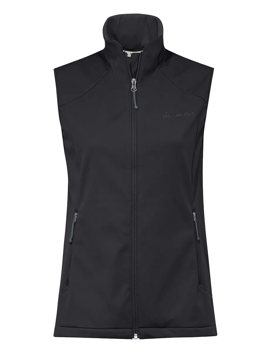 VAUDE Praktische Softshellweste für den Sommer, angenehm weiches und dehnbares Material, Winddicht, wasserabweisend und atmungsaktiv