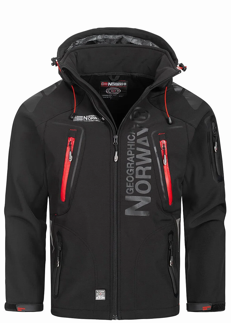 Geographical Norway Herren Herbst Winter Jacke Softshell Regen Outdoor Übergangs Jacke Sport Wanderern FVS Produktion