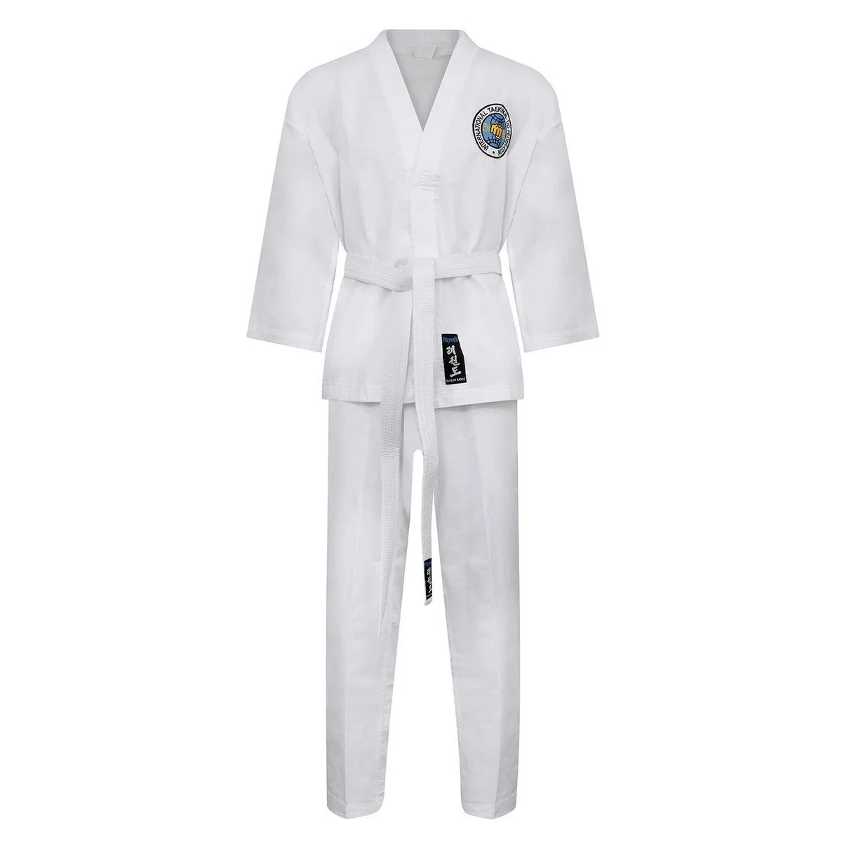 Playwell Elite Ultra Licht Itf Taekwondo Student Performance Kämpfer Anzug - Weiß, 170cm