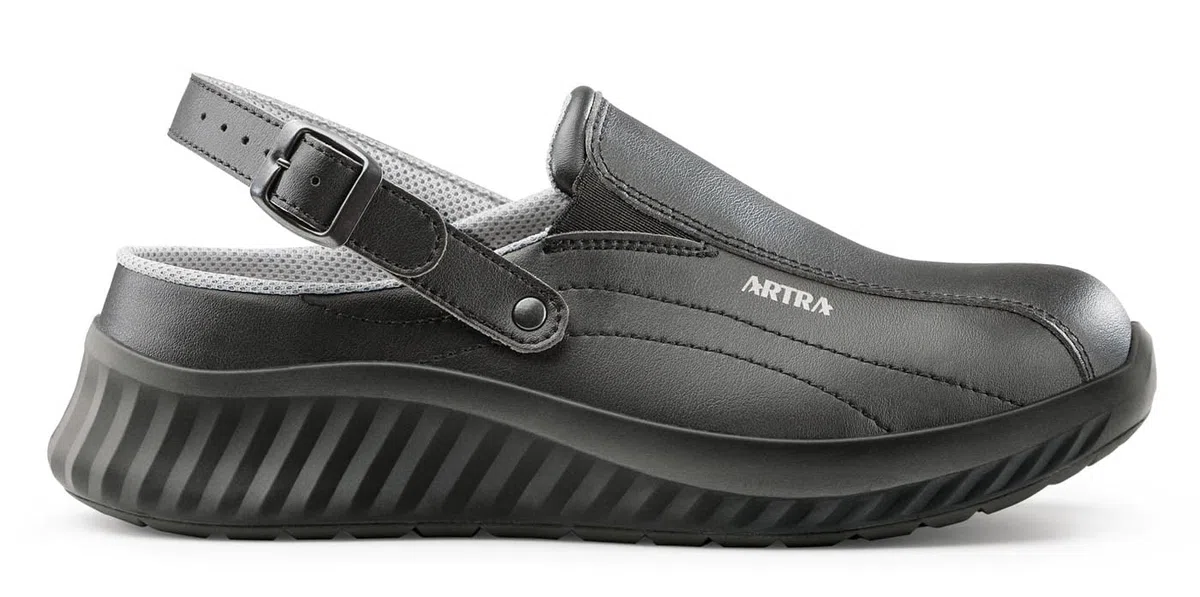 Artra Arva 6017 Arbeitsschuhe Clogs für Gastronomie, Küche, Lebensmittel, Logistik OHNE Stahlkappe