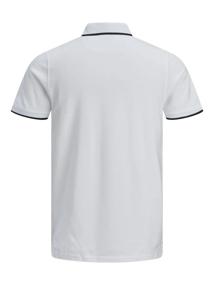 Jack & Jones Herren Jack & Jones Male Poloshirt Einfarbig Poloshirt Polohemd (1er Pack)