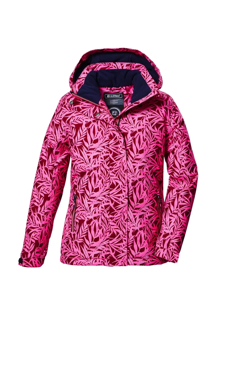 Killtec Mädchen Kow 355 Grls Jckt Funktionsjacke mit Kapuze und Schneefang