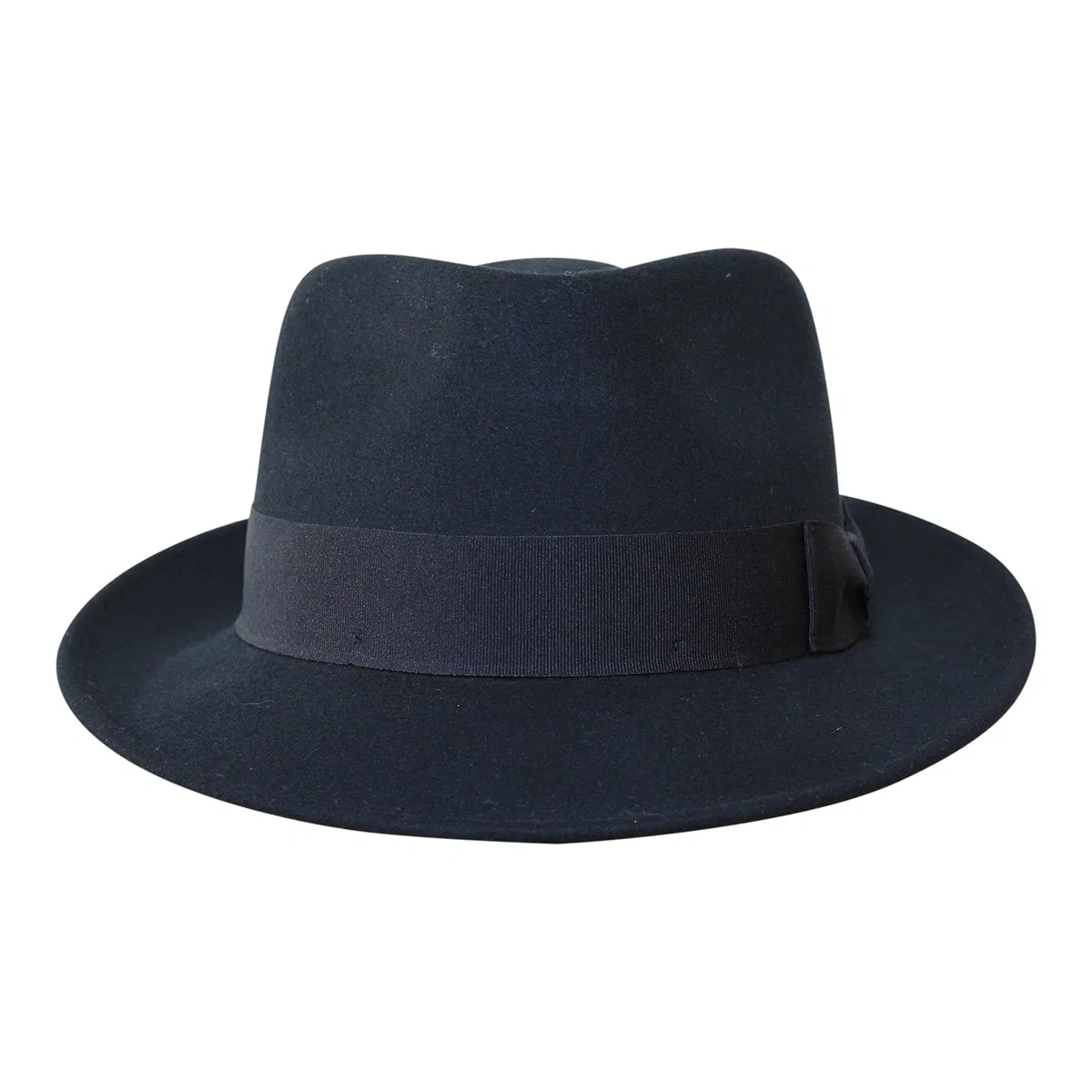 Borges & Scott B&S Premium Doyle - Teardrop Fedora Hut - 100% Wollfilz - perfekt zum Reisen - was-serabweisend - Unisex