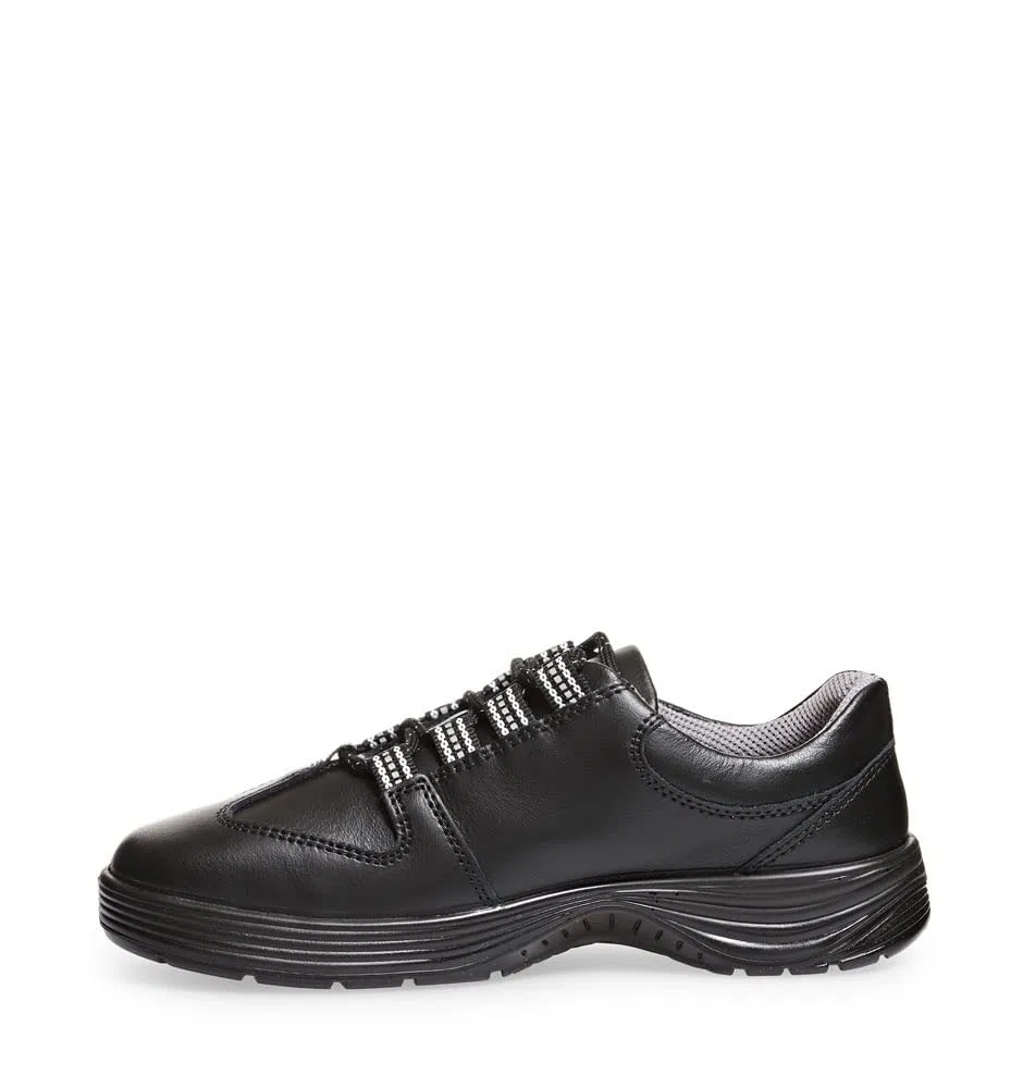 Abeba Halbschuh 711138 - X-Light Glattleder schwarz