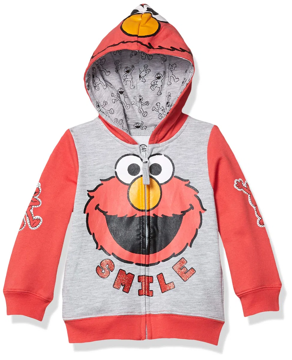 Sesame Street Mädchen Hoodie Kapuzenpullover
