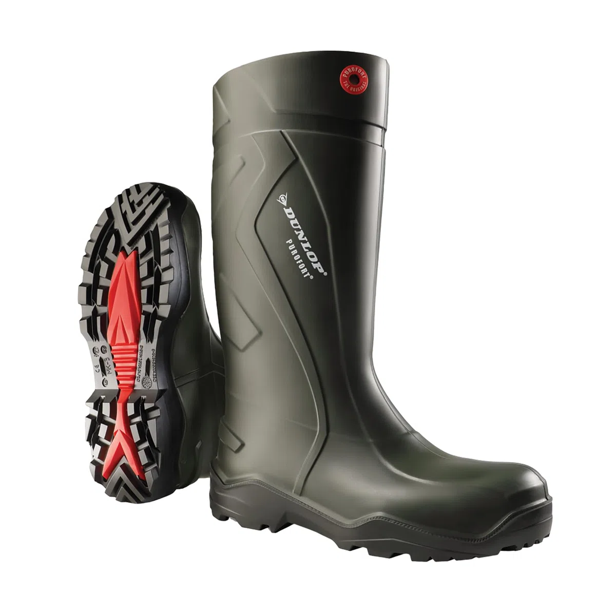 DUNLOP Unisex C762041Sicherheits-Gummistiefel, Schwarz