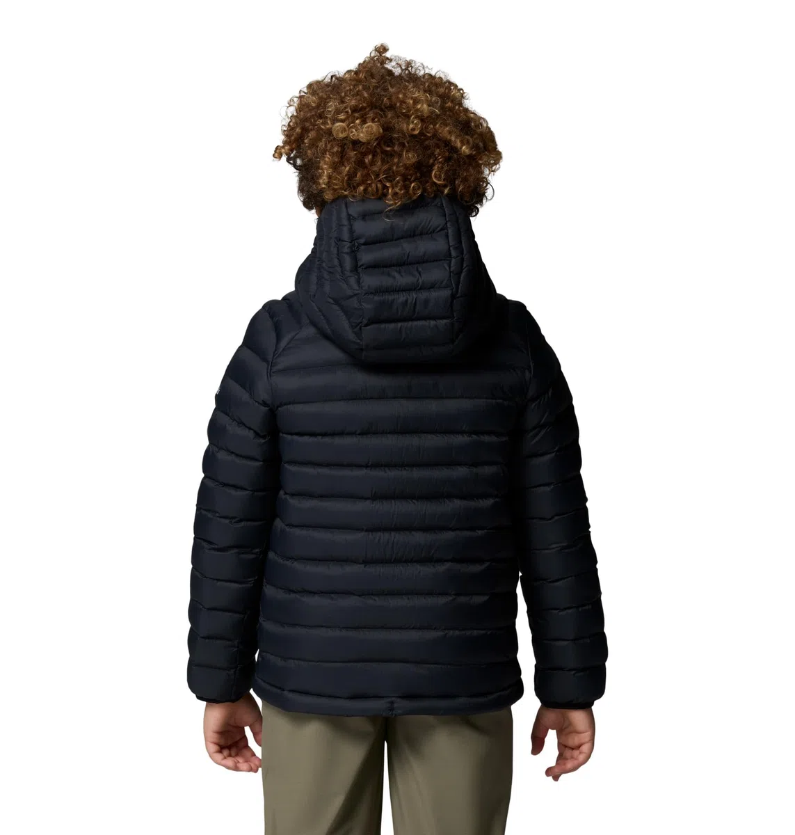Columbia Powder Pass Hooded Jacket, Steppjacke mit Kapuze für Unisex Kinder