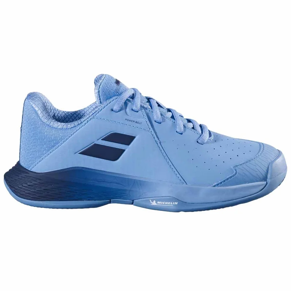 Babolat Kinder Prop Jr 3 Cly Tennisschuhe Sandplatzschuh Türkis-Blau Eu Neu