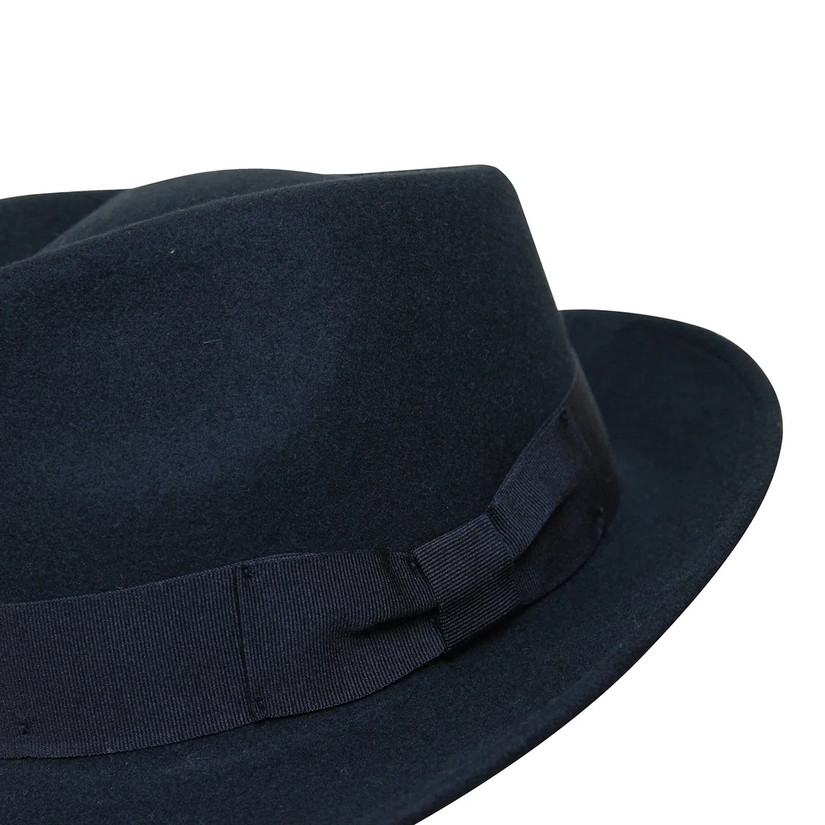 Borges & Scott B&S Premium Doyle - Teardrop Fedora Hut - 100% Wollfilz - perfekt zum Reisen - was-serabweisend - Unisex