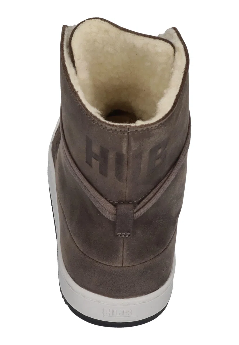 HUB FOOTWEAR Damen Booties CHESS 2.0 - grey white black, Größe:41 EU