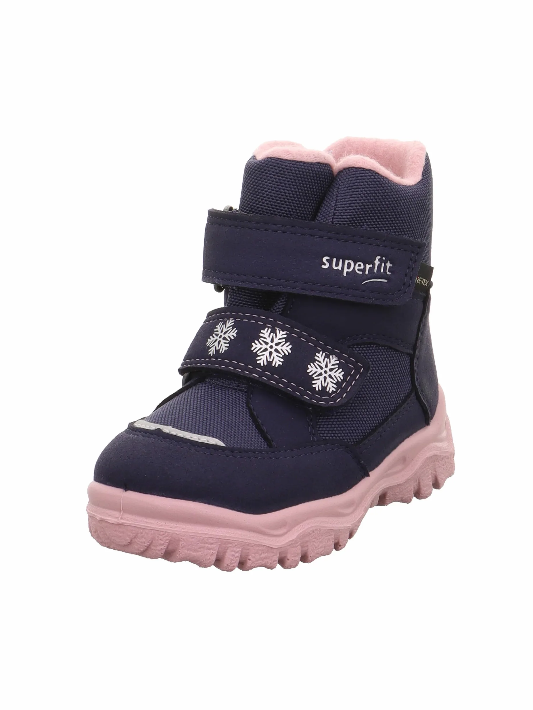 Superfit Baby Mädchen - Schuhe HUSKY1 Boot, Modern, BLAU/ROSA 8030, 22